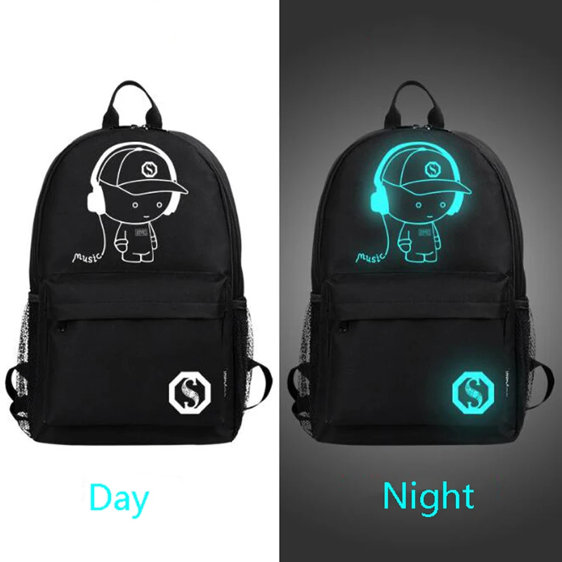 Светящийся usb порт для зарядки школьные сумки книг компьютерная светящаяся в