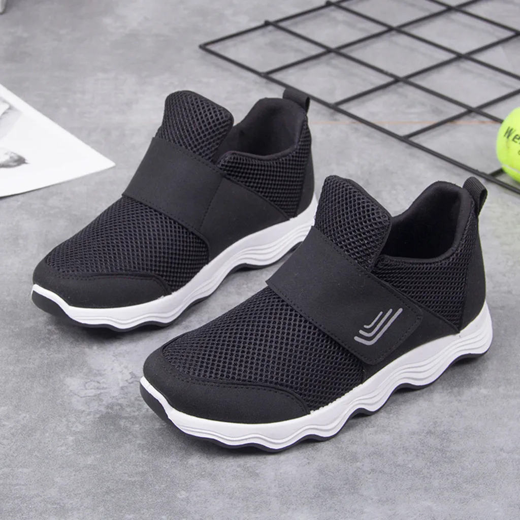 Сетчатые женские кроссовки дышащие легкие спортивные на шнурках женская обувь