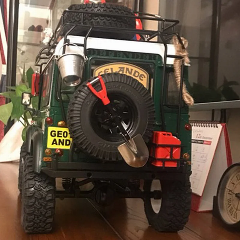 Аксессуары для РУ Rock Crawler 1:10 ковш и лопата инструменты декоративная модель TAMIYA CC01