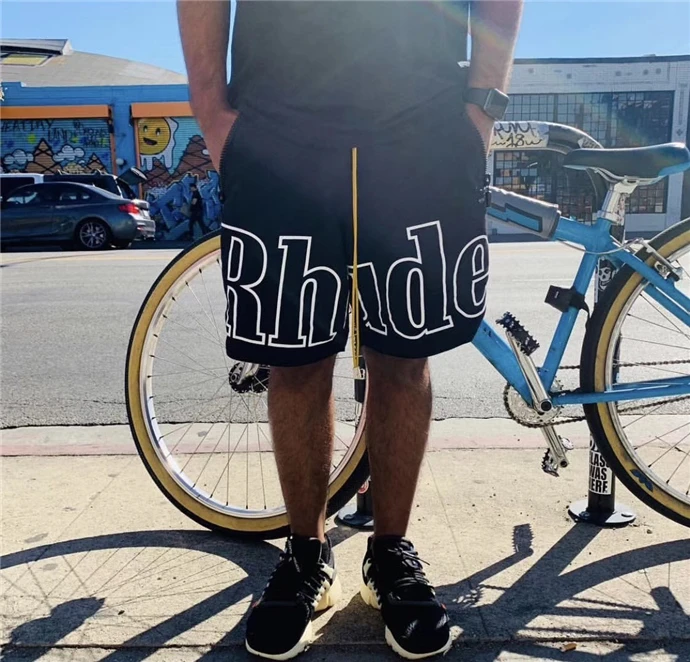 19SS RHUDE Rhude X Patron новая версия шорты мужские летние RHUDE сетки плавательный багажник 3 варианта унисекс молния шнурок шорты
