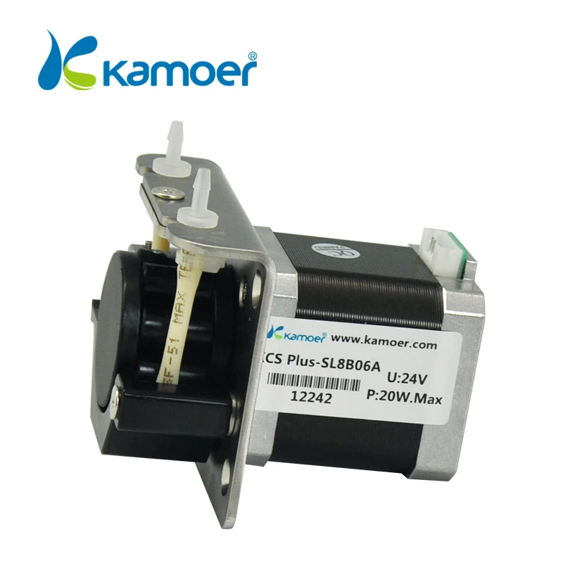 Kamoer 12 V/24 V KCS Plus Перистальтический водяной насос с шаговым двигателем и поддержкой кремния/BPT трубки самовсасывание и передача жидкости