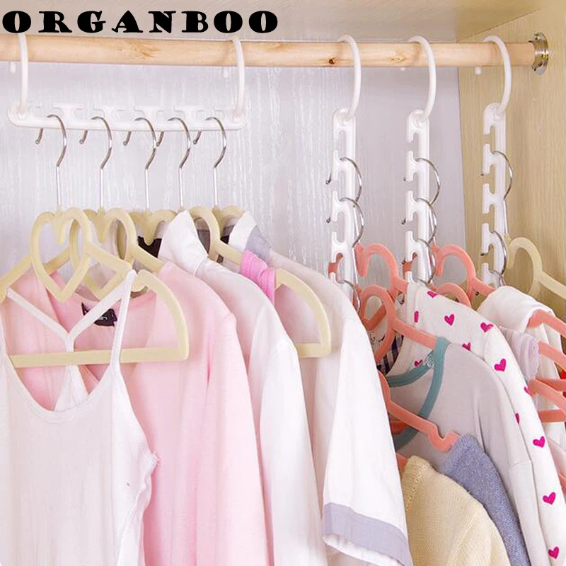 ORGANBOO 1 шт. многофункциональная компактная вешалка Волшебная складной крючок с