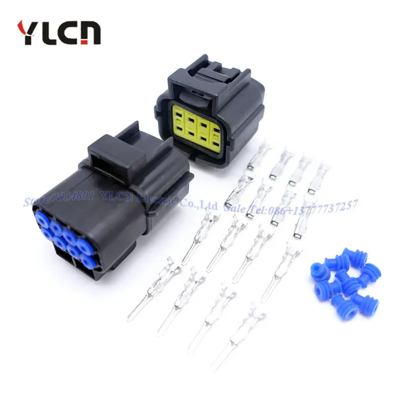 

Новый бренд, высокое качество, 1 комплект, 8-контактный водонепроницаемый разъем для электрического провода, бесплатная доставка