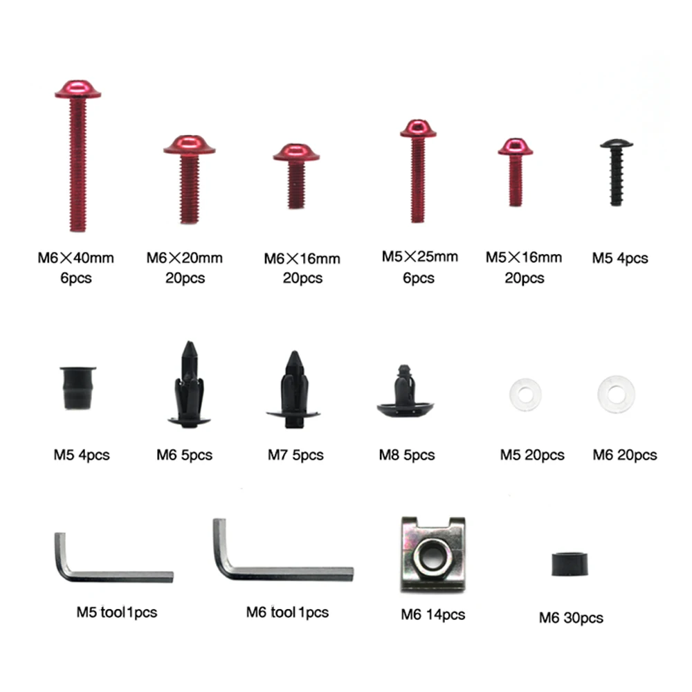 Alconstar аксессуары для мотоциклов болты обтекатели комплекты винтов подходящие