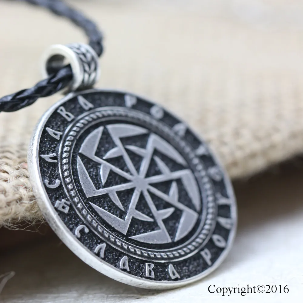 10 шт. Коловрат Sllavics Ожерелье Солнце Колесо амулет Талисман Языческие