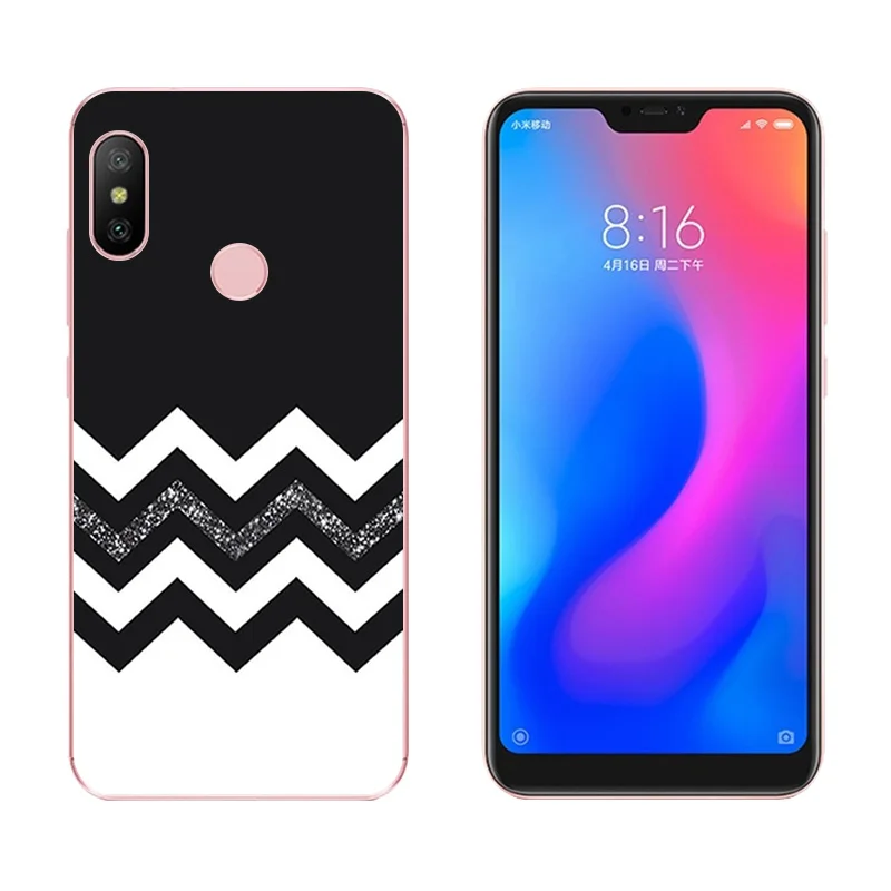 Силиконовый ТПУ Мягкий DIY шаблон протектор чехол для Mi A2 Lite Ультратонкий Xiaomi Redmi