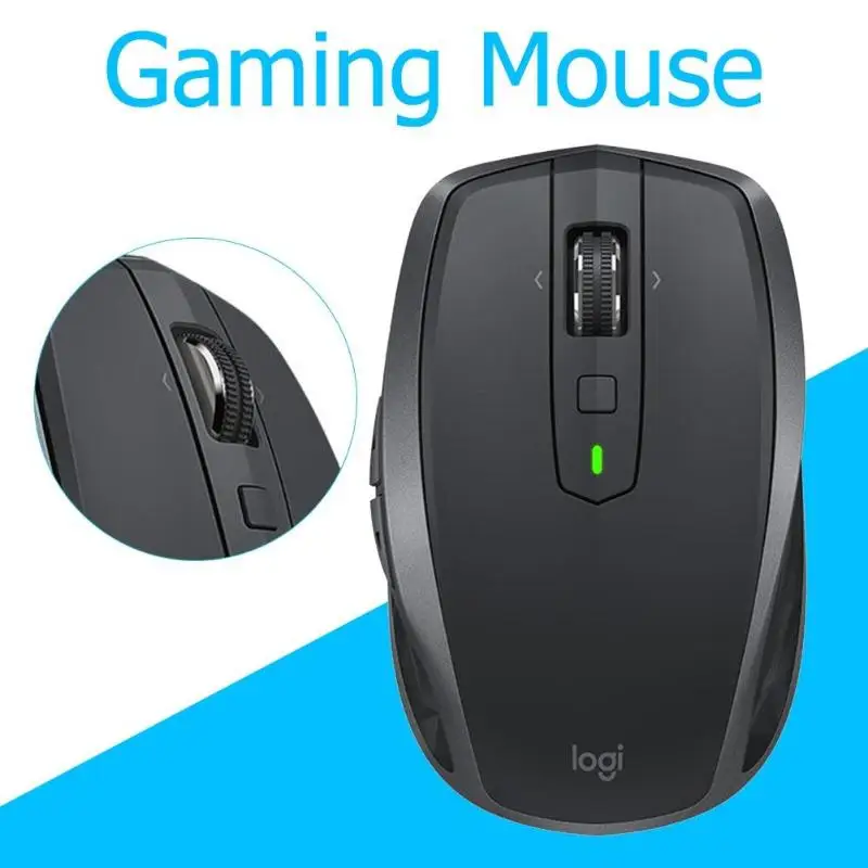 Беспроводная мышь logitech MX Anywhere 2 S, 4000 dpi, 2,4 ГГц, перезаряжаемая, Bluetooth, игровая мышь с приемником для компьютера, ноутбука, ПК