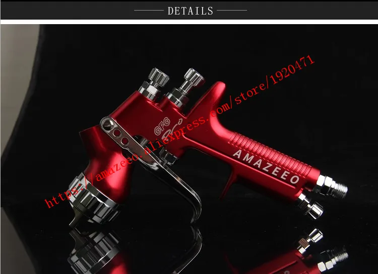 Профессиональный высокоэффективный gfg pro 1,3 мм распылитель высокого качества автомобильный пистолет-распылитель краска пистолет 1,3/1,8 мм