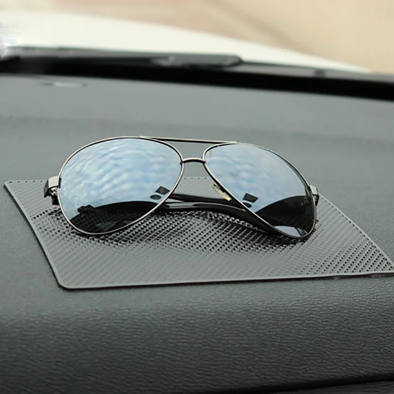 Противоскользящий коврик PCV для телефона на приборной панели автомобиля липкие