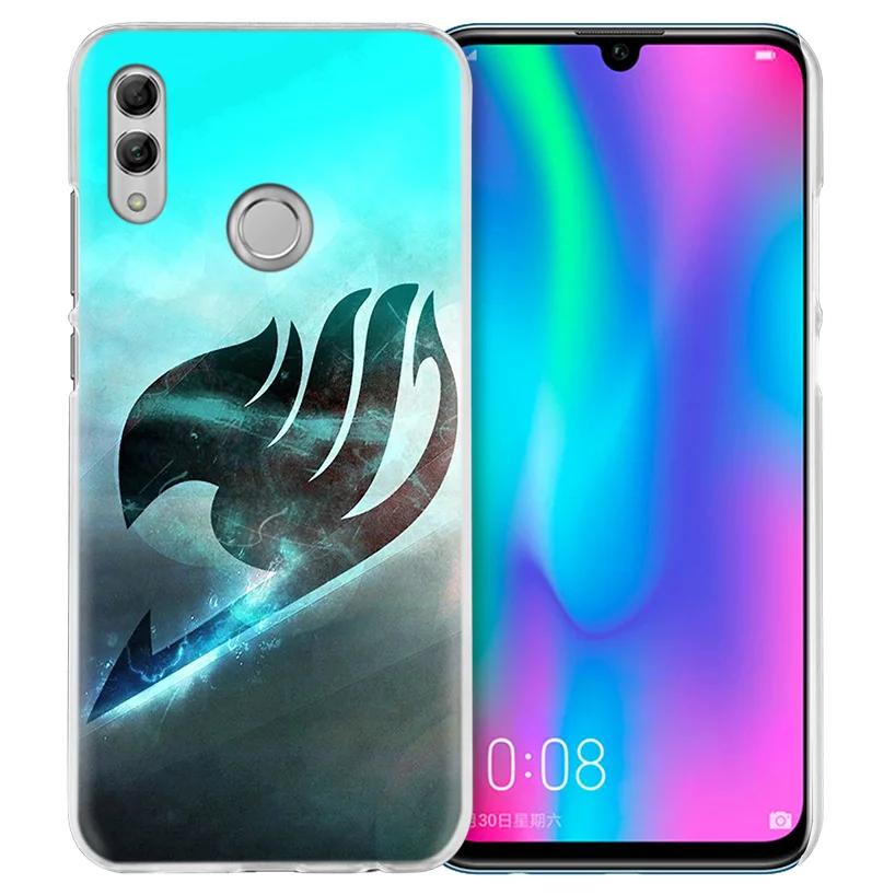 FAIRY TAIL чехол для huawei Honor 8X Y9 9 10 Lite Play 7C 8C 8S 8A фотоаппаратов моментальной печати 7S 7A Pro V20 20i Y6 Y7 Y5 жесткий чехол с рисунком из аниме чехол для телефона Capa