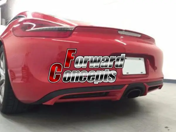 Задние фартуки для губ из углеродного волокна CAYMAN BOXSTER 981 диффузоры
