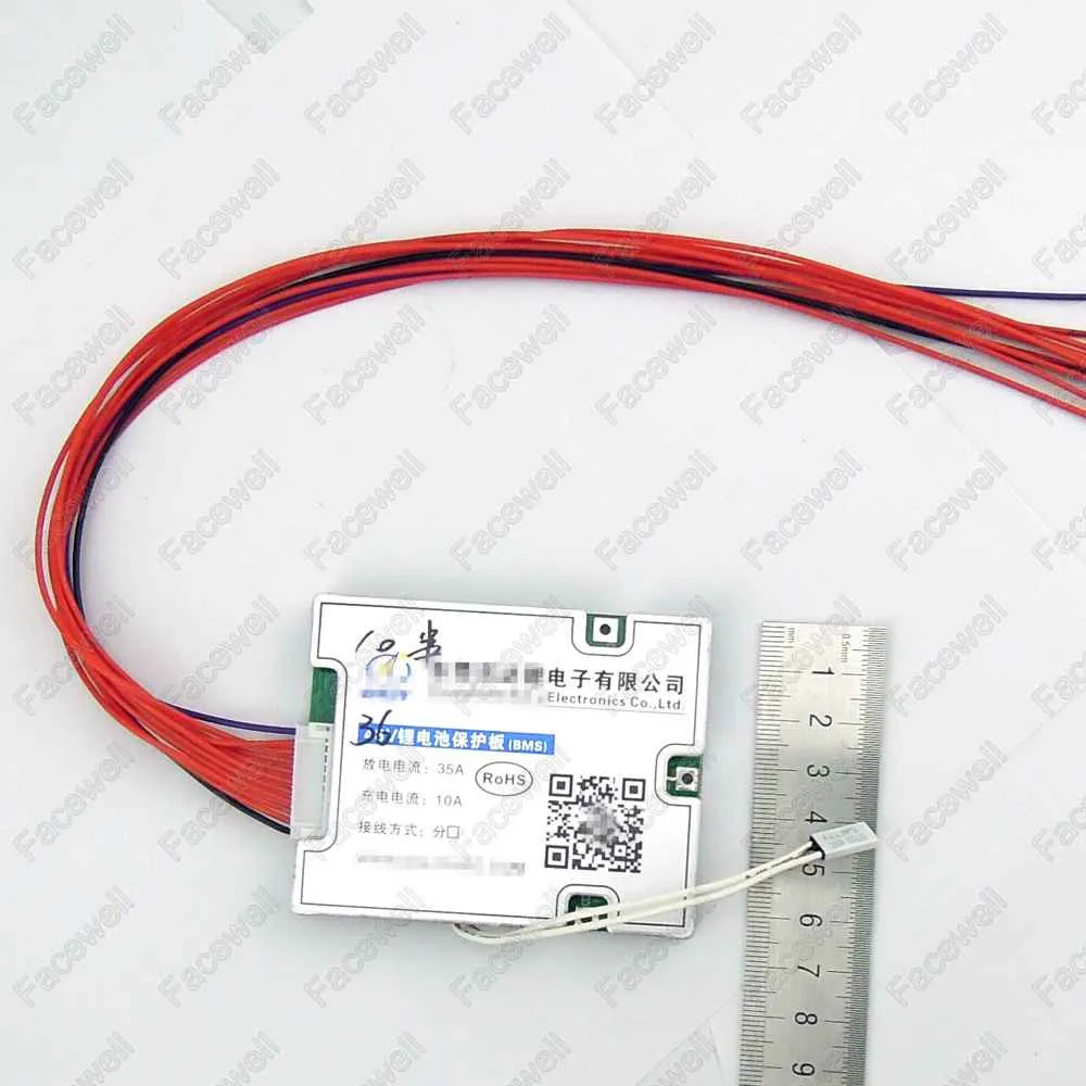 Бренд 10S 36 В 35A 10s1p батарея литиевая батарея bms защита 36 в 10 ячеек pcb для 36 В 20Ah 15Ah smart bms доска с балансом