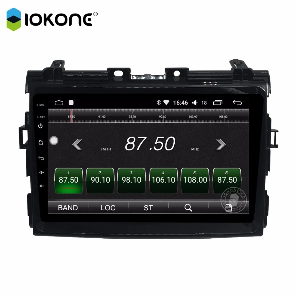 IOKONE 8 core Автомобильный мультимедийный DVD Радио 9 дюймов android 0 ips 2.5D радио 2 din стерео