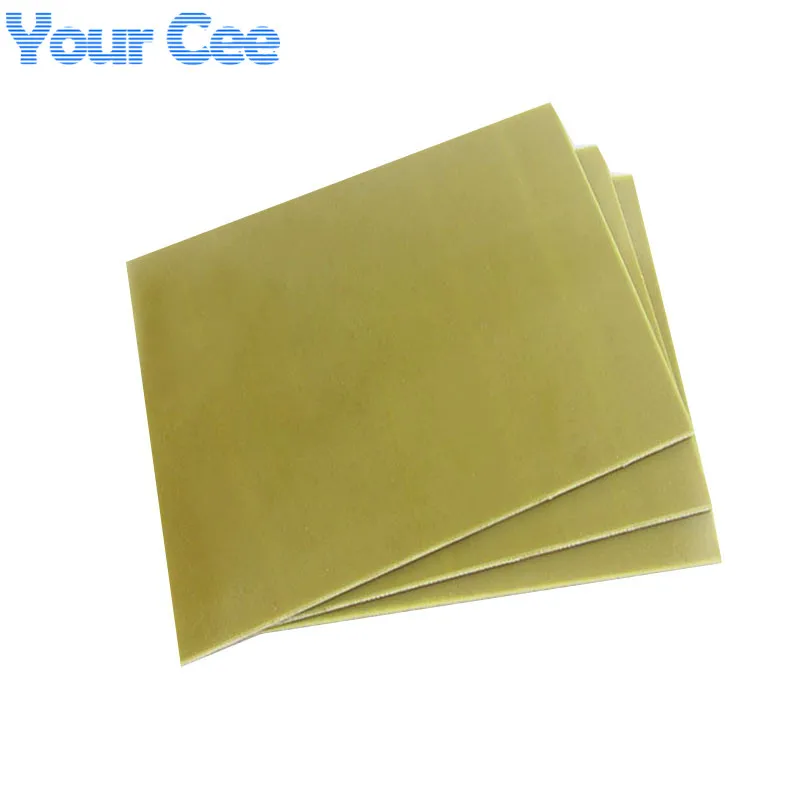 Одна сторона стекловолокна PCB покрытая медью пластина ламинат печатная плата