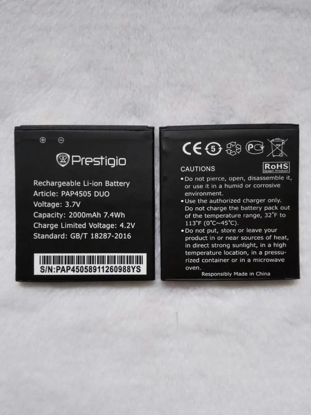 

Prestigio PAP4505 DUO 4505 2000 ACCU