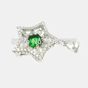 Sinlifu Most women love charm and beautiful 925 sterling silver cz jewelry single big stone pendant RSFY5521A-P | Украшения и
