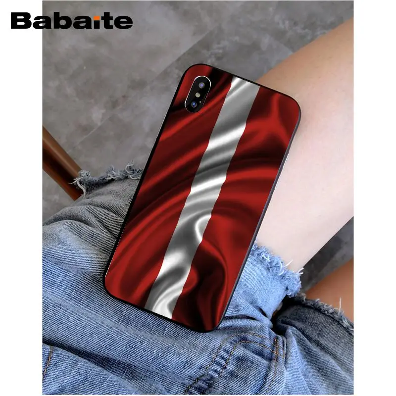 Babaite флаг Латвии привлекательные аксессуары для телефона чехол для iphone 5 5s 5c SE 6 6s, 7, 7 plus, 8, 8 plus, чехол для телефона
