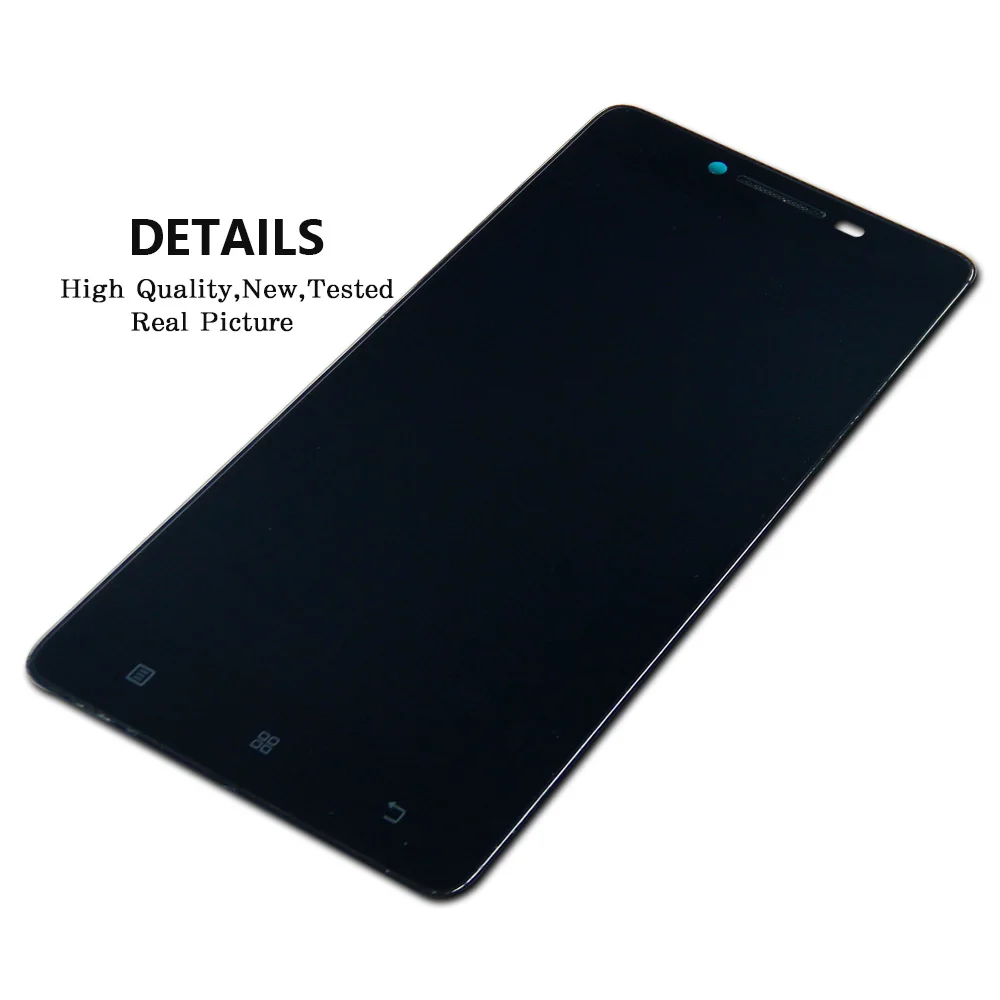 ЖК-дисплей для Lenovo A6000 с сенсорным экраном 5 0 дюйма и дигитайзером в сборе рамкой