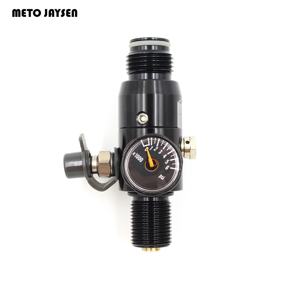 PCP Пейнтбол Airsoft HPA регулятор бака клапан M18 * 1 5 нитки черный 4500psi 1500psi/1800psi/2200psi