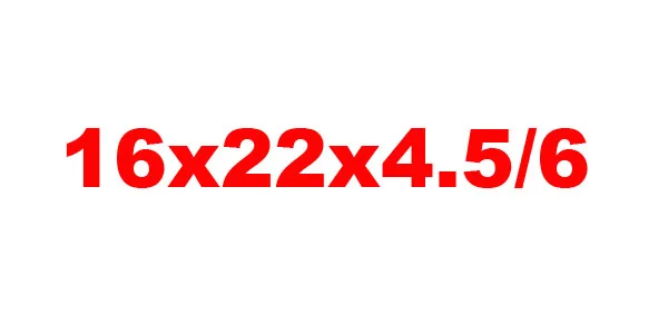 16x22x4.5l6 NBR гильза цилиндра уплотнительное кольцо уплотнение 8x11x2,5/3 мм AY пыленепроницаемое уплотнительное кольцо поршня нитрилового каучука пневматическое кольцо прокладка цилиндра - Цвет: 16x22x4.5l6
