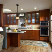 2017 wood kitchen cabinets traditional type solid wood kitchen furnitures cheap priced kitchen island with storage s1606005