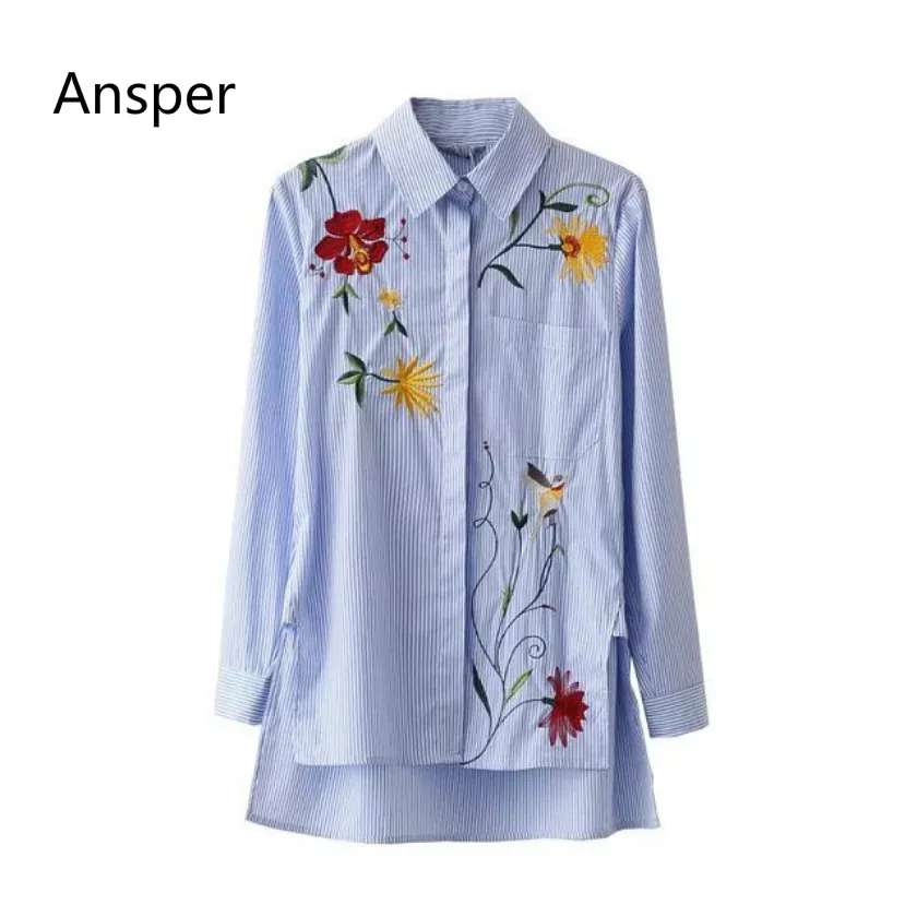 Вечерний Топ 2018 Летняя женская блузка из хлопка с цветочной вышивкой Женская