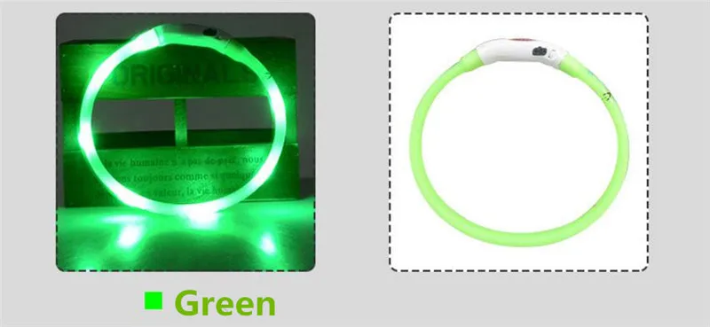 Новый USB Перезаряжаемый мигающий ошейник для домашнего питомца светодиодный