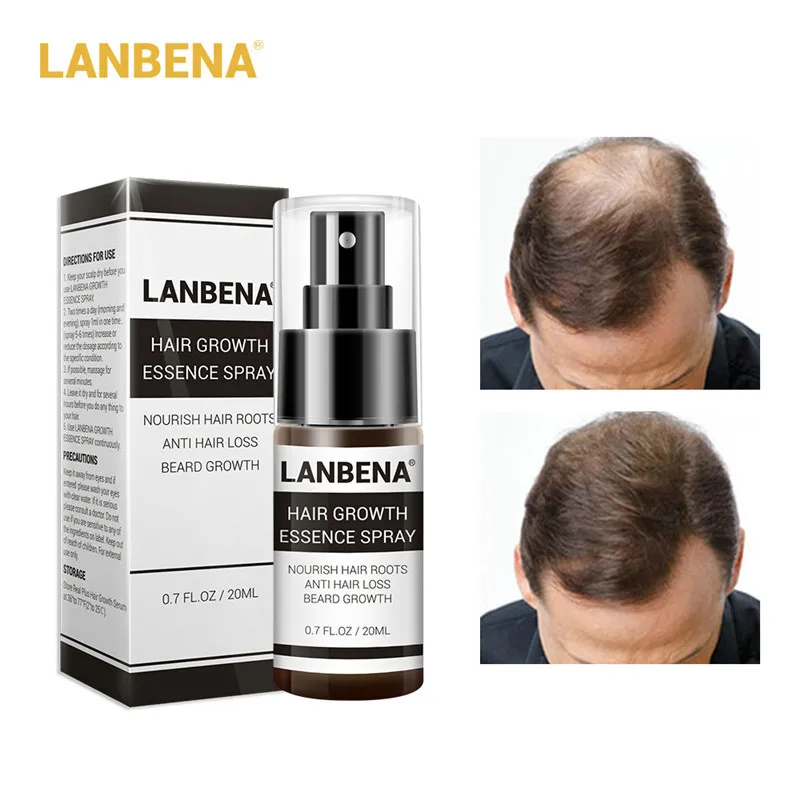 Эссенция для роста волос LANBENA спрей средство предотвращения облысения