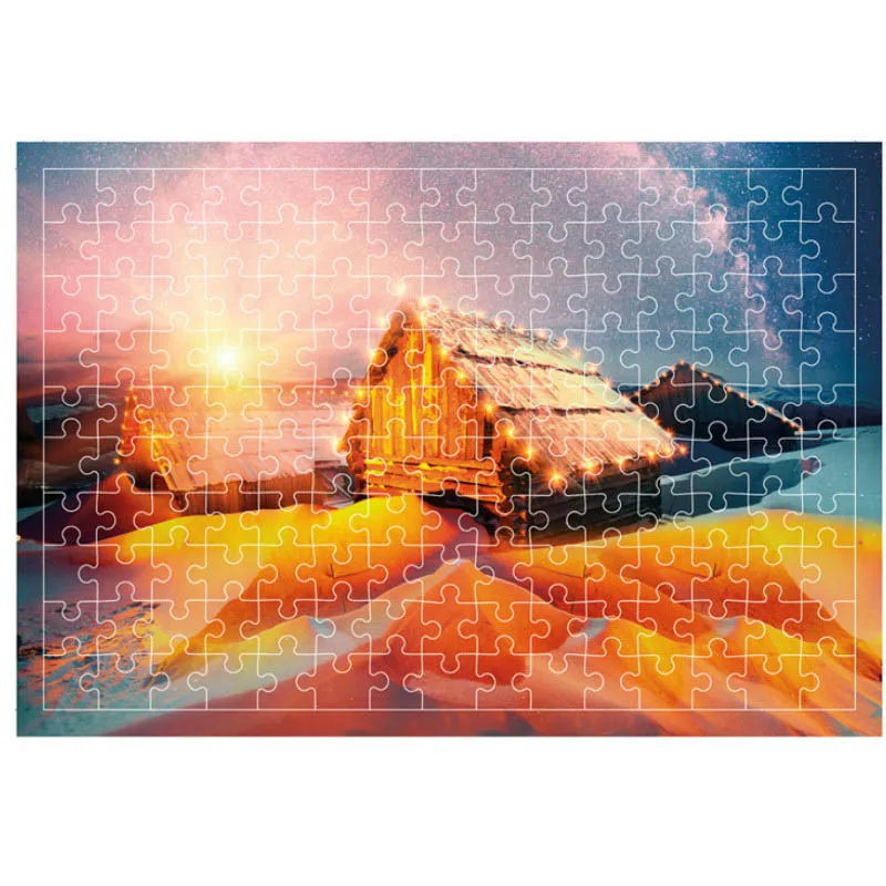 1000 Piece light lodge Puzzle Adults Wooden Paper Puzzles Pieces Toy Gift For children (Finished Size 70*50cm) | Игрушки и хобби