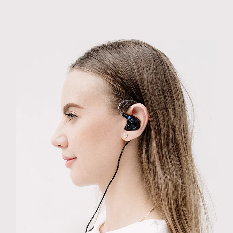 Динамические Hi Fi наушники вкладыши Shanling ME100 10 мм полностью алюминиевая