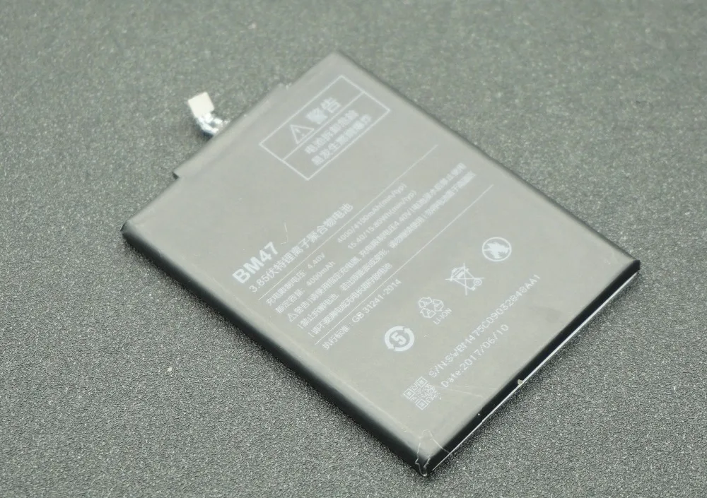 LehonS 4000 мАч/15.4Wh запасная батарея для мобильного телефона Xiaomi Redmi Hongmi 3 S 4X 3X Pro BM 47/BM47