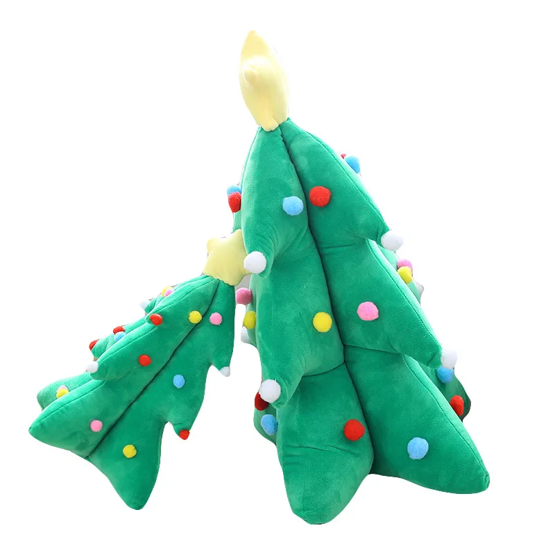 Plush Glow Music Christmas Tree Pillow Holiday Gift Christmas Gift Stuffed Plush Toy for Children  Elf on The Shelf