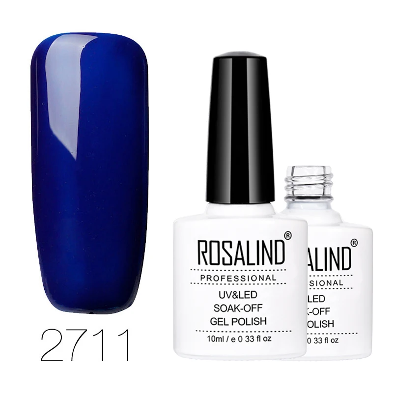 2711 ROSALIND, 10 мл, Гель-лак для ногтей, белая бутылка, серия, дизайн ногтей, замачиваемый Гель-лак, Полупостоянный Гель-лак - Цвет: 2711