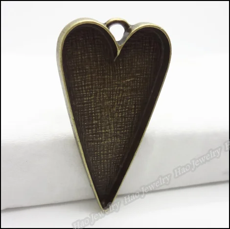 20 шт винтажная подвеска в форме сердца античная бронза подходит для браслетов