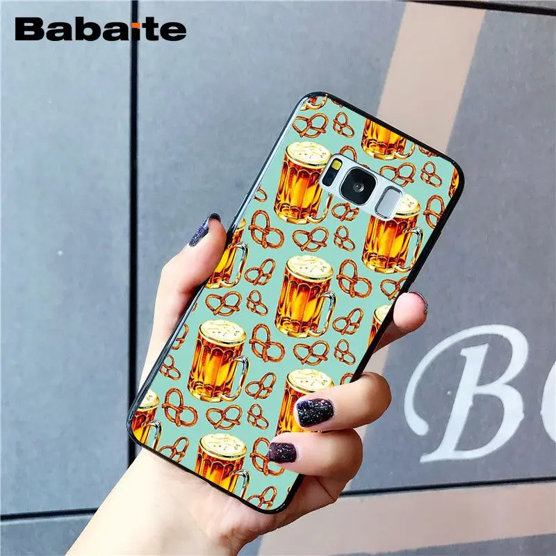 A16 Babaite World пиво алкоголь Лето пузырьковый чехол для телефона samsung Galaxy S9 plus S7 edge S10 Plus S10E S10lite S8 plus S5 M10 20 - Цвет: A16