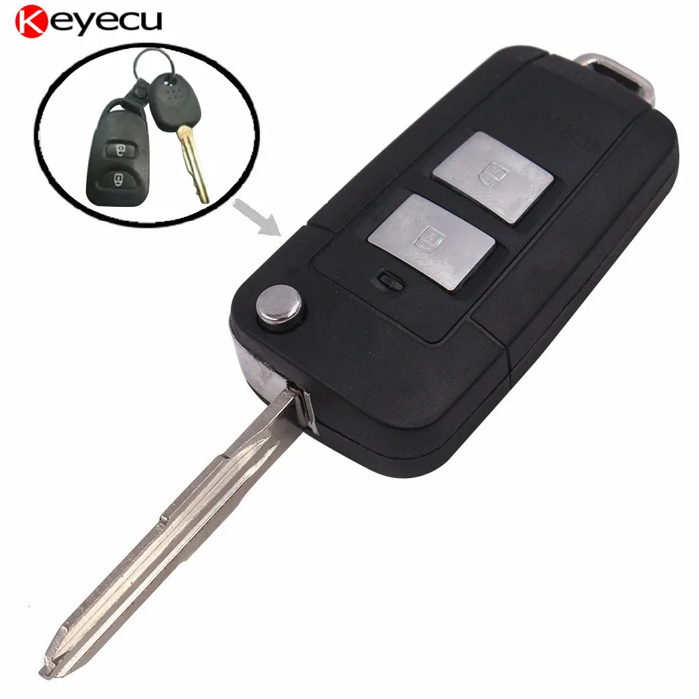 KEYECU для HYUNDAI Santa Fe 2006 2007 2008 2009 2010 2011 2014 2013 2012 изменение дистанционного ключи в виде
