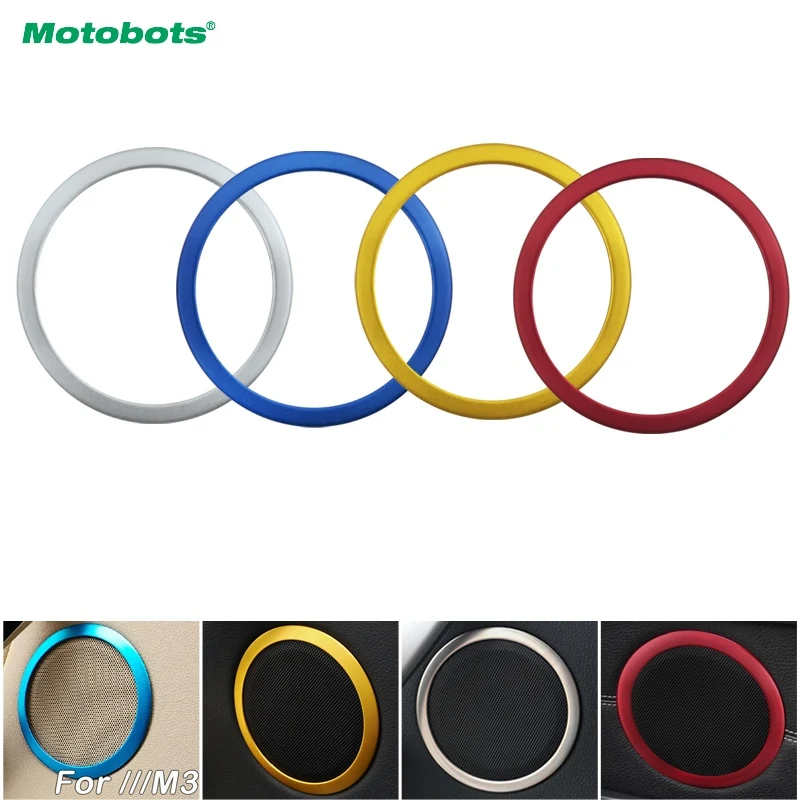 MOTOBOTS авто внутренняя дверь динамик накладка кольцо для BMW 3 SERIES F30/F34/320/328 #