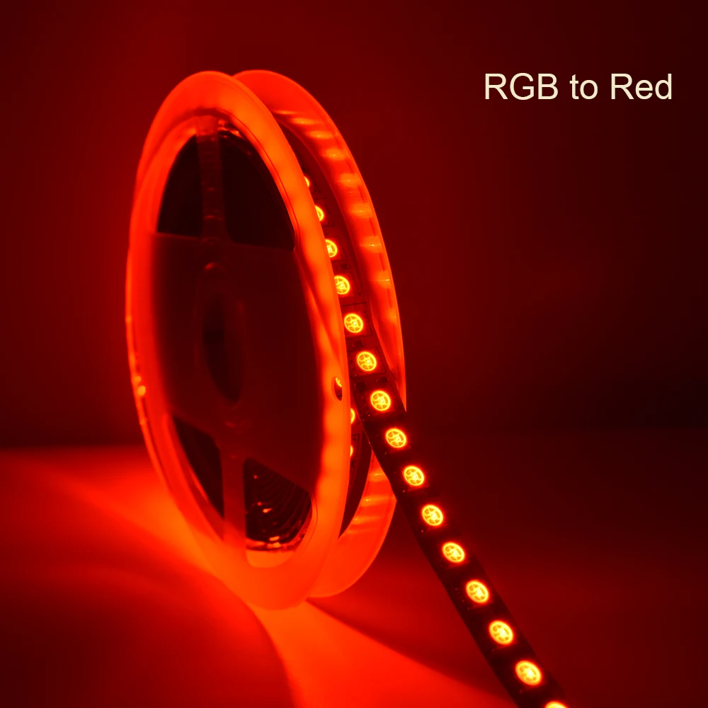DC 12 В гибкая светодиодная лента rgb светильник s 120 единиц 5050 светодиодный s/M не водонепроницаемый светодиодный ленточный многоцветный светодиодный светильник с разъемом