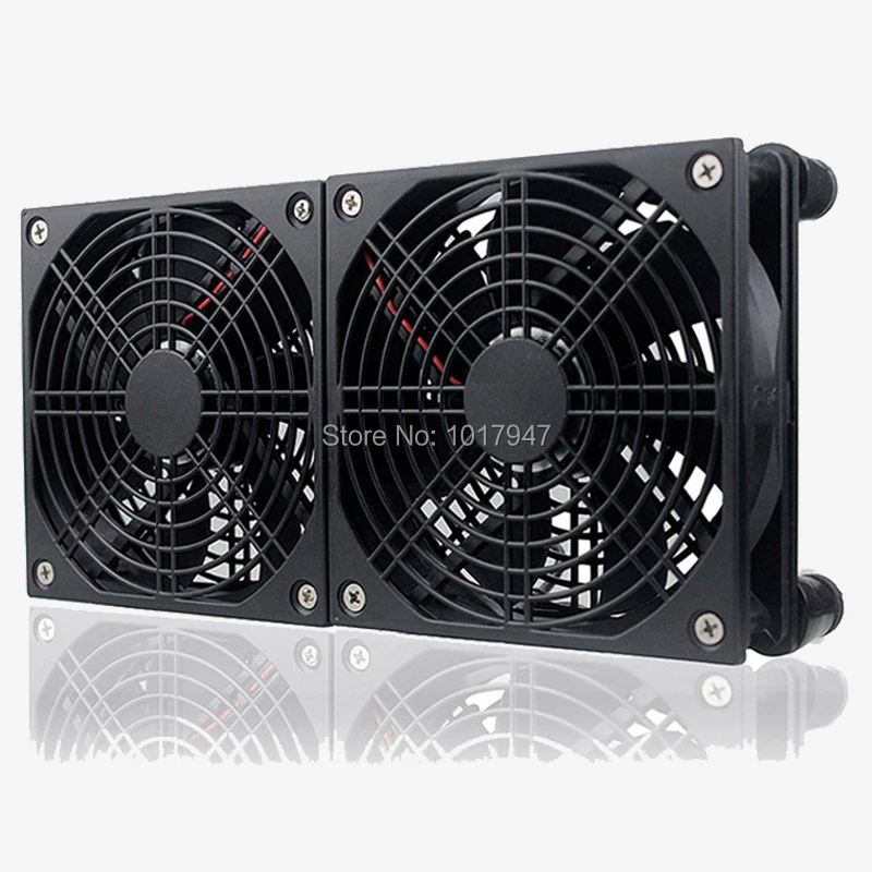 Wireless TV Box Router Cooling Fan Base Speed Controller Silent DC 5V USB 120mm 240mm Dual Cooler 12CM W/Screws Protective Net