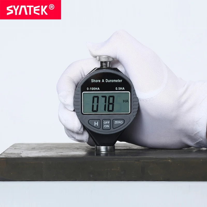 Syntek цифровой склероскоп Шора склерометр тестер твердости резины метр 0-100HA/HC/HD