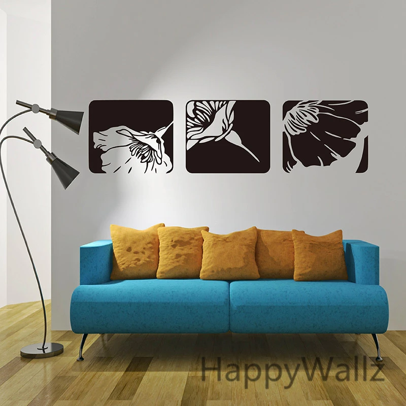 

Flower Wall Sticker Beautiful Flower Wall Decal Decorating DIY Flower Wall Decoration Flowers Wallpapers F46