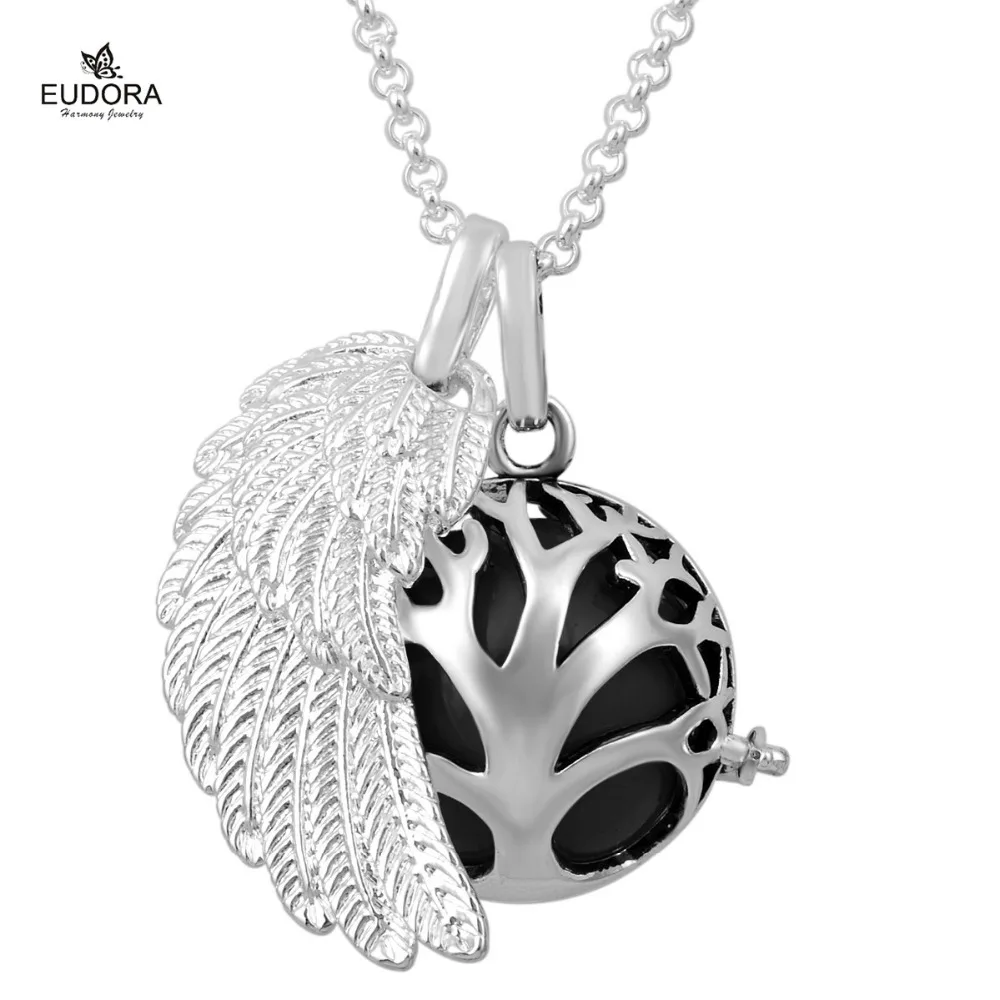 Подвеска Дерево жизни EUDORA FH111 с ангелом крылом абонента|harmony bola|angel callerf pendant |