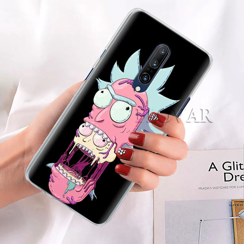 Чехол для телефона Rick and marty Pickle Rick для Oneplus 7 7T Pro 6 5T 6T Твердый чехол для Oneplus 7 7T Pro Чехол Coque