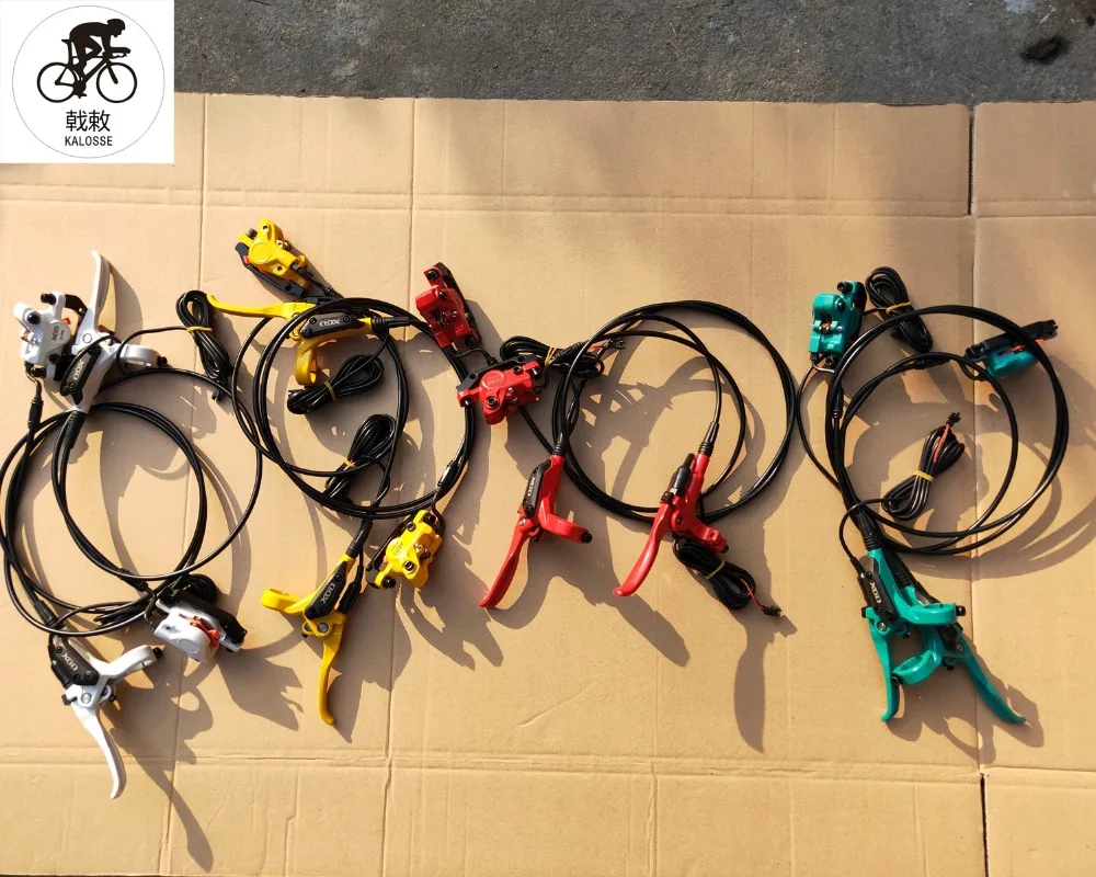 Электрический велосипед дисковый тормоз 5 цветов велосипедные тормоза E-bike дисковый тормоз Электрический гидравлический тормоза