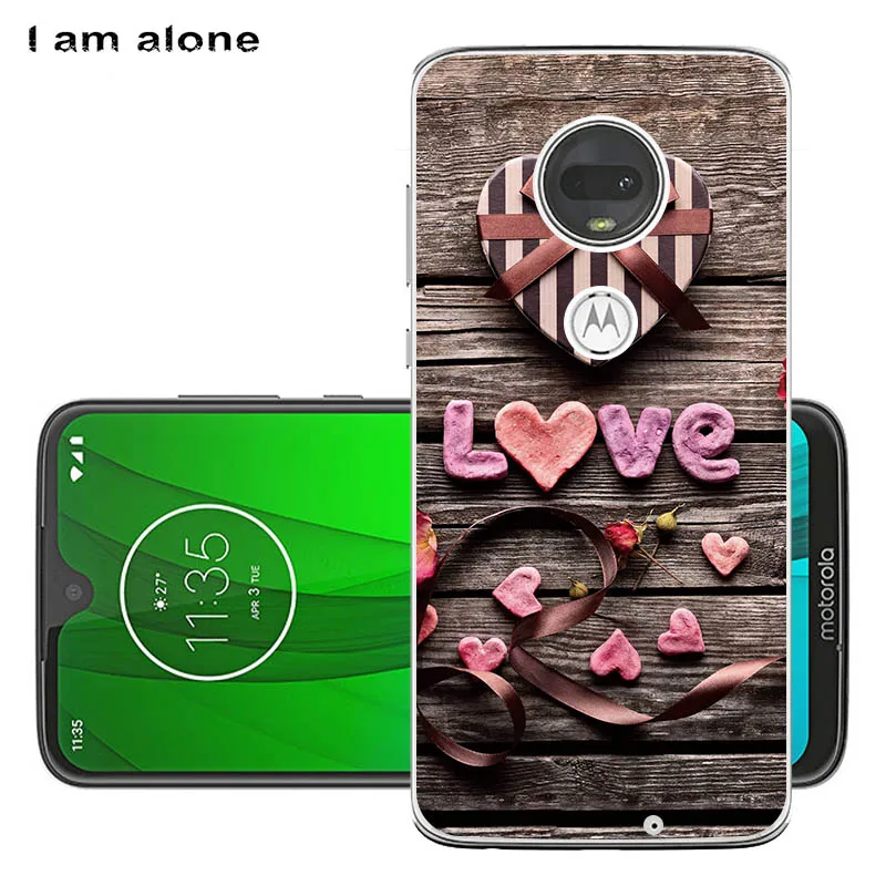 Чехлы для телефонов I am alone для Motorola Moto G7 G7 Play G7 power из мягкого ТПУ для мобильных телефонов модные сумки для Moto G7 - Цвет: Soft TPU U17