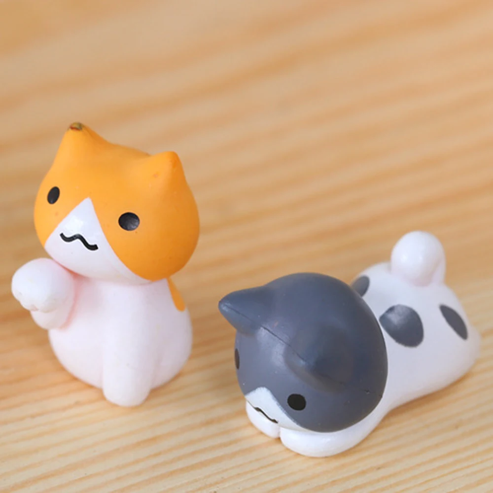 DIY Craft Cat For Fairy садовое украшение миниатюрное Figurine фигурка декор для кукольного