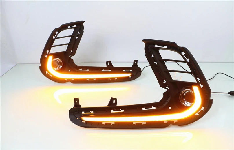 CSGJMY 2 шт. DRL для hyundai Elantra для вождения дневного света противотуманная фара РЕЛЕ Светодиодный дневной свет стиль