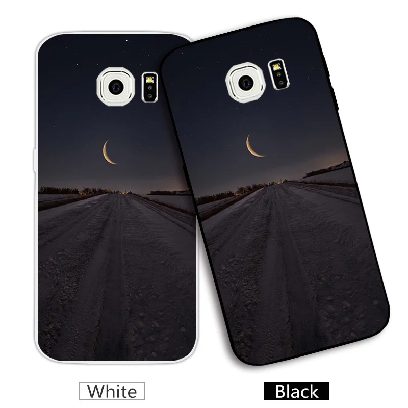 For Samsung Galaxy S6 Edge G925 G925F G925H G925i TPU Silicone Meniscus Back Cover G9250 Cell Phone Case | Мобильные телефоны и