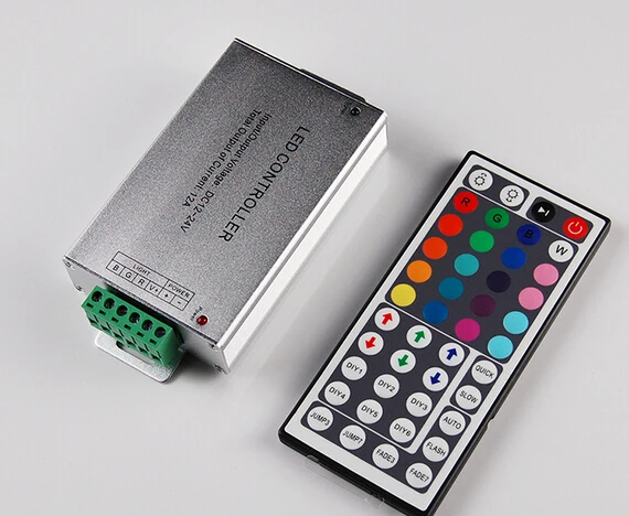 44Key ИК пульт дистанционного управления для RGB SMD 5050 3528 Светодиодные полосы света 4 A