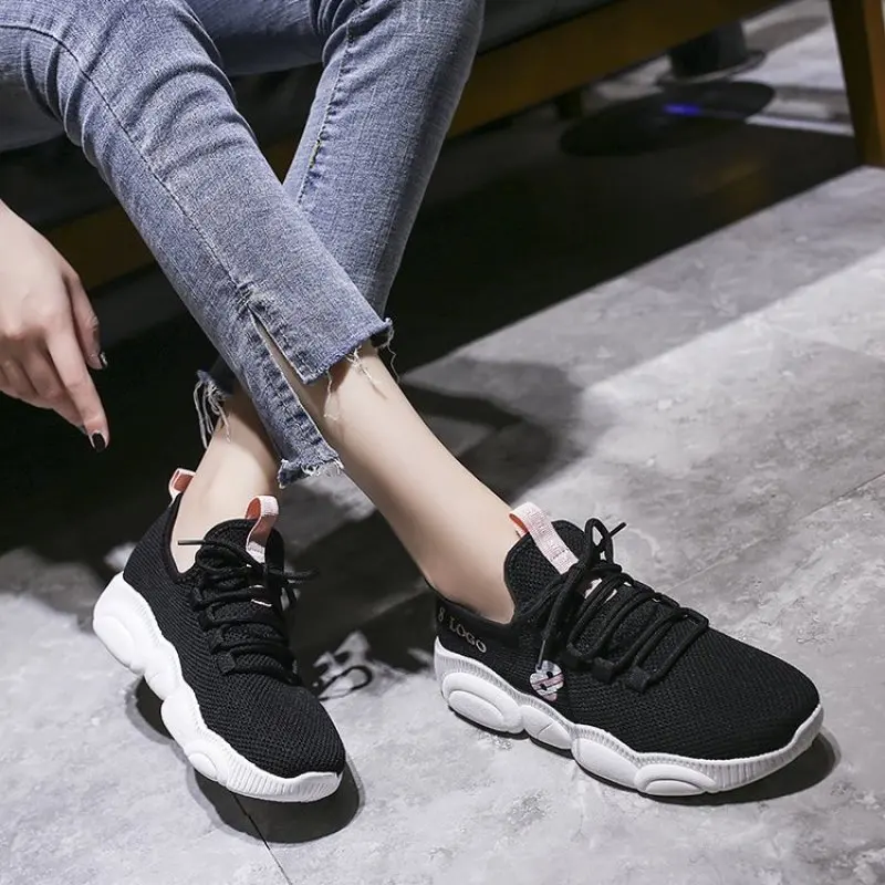 Женская сетчатая спортивная обувь Новинка 2019 года модная дышащая легкая